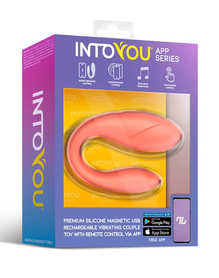 Female Sex Toys | Intoyou - Partner Vibrator met App Control - Koraal - Intoyou
