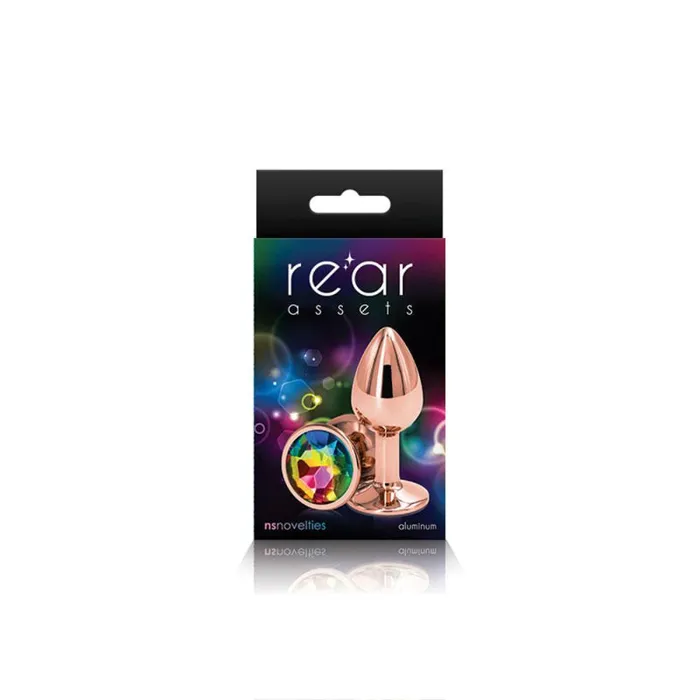 Anal nsnovelties Rear Assets Rose Gold Small Rainbow