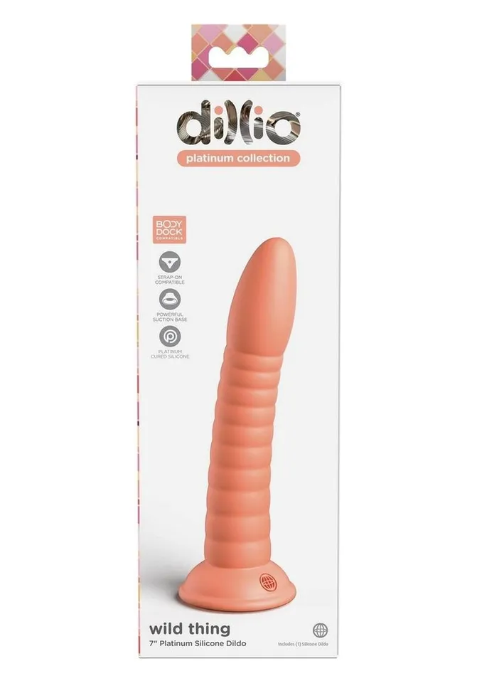 Dildos Dillio Dillio Platinum Wild Thing Silicone Dildo