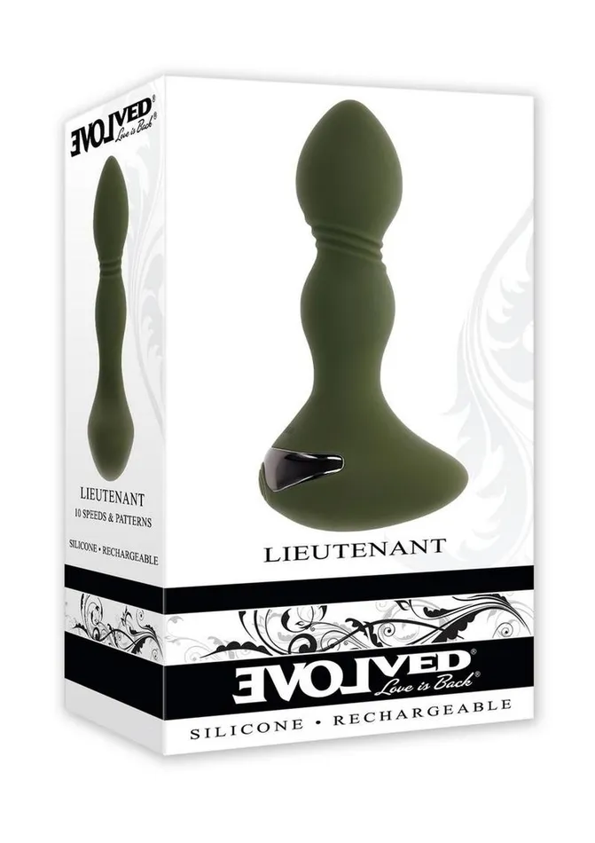 Evolved Male Sex Toys Lieutenant Rechargeable Silicone Anal Plug