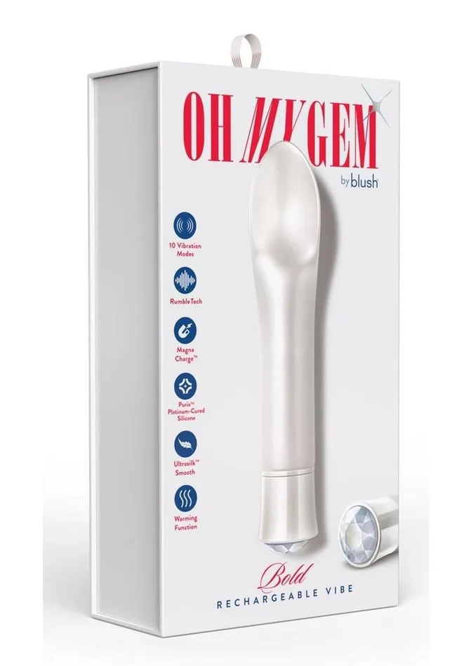 Female Sex Toys Oh My Gem Bold Rechargeable Silicone Vibrator Oh My Gem