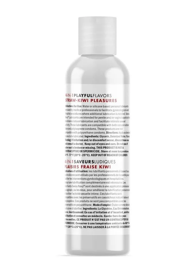 Female Sex Toys Swiss Navy Swiss Nevy 4 In 1 Flavored Lubricant 1oz StrawberryKiwi Pleasure Female Sex Toys Swiss Navy Swiss Nevy 4 In 1 Flavored Lubricant 1oz StrawberryKiwi Pleasure
