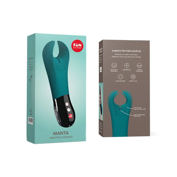 Fun Factory Fun Factory Manta Vibrating Stroker Male Sex Toys