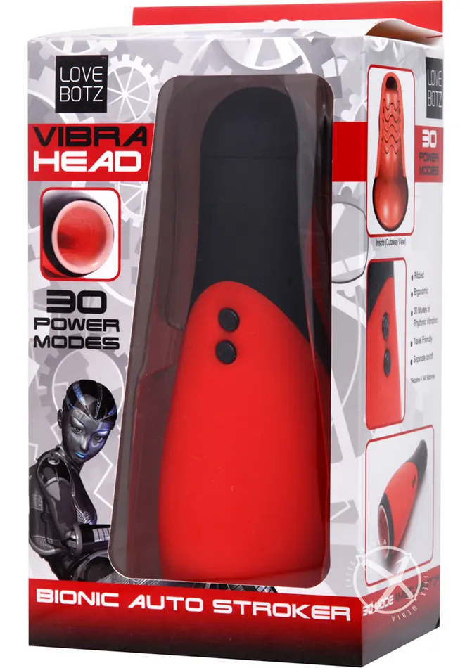Lovebotz Vibra Head Bionic Auto Stroker Lovebotz Male Sex Toys