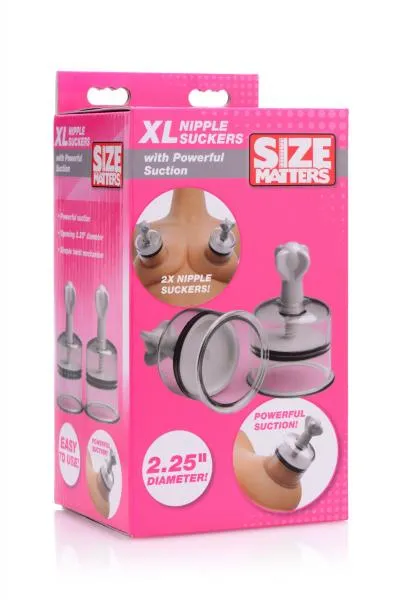 Male Sex Toys Size Matters XL Nipple Suckers Size Matters