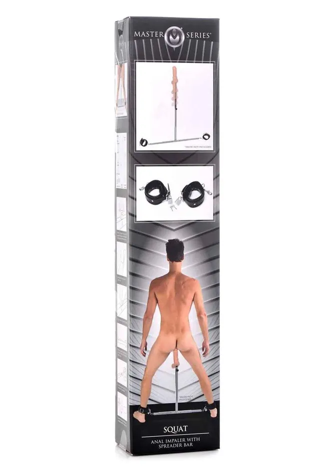 Master Series Squat Anal Impaler with Spreader Bar Master Series Male Sex Toys