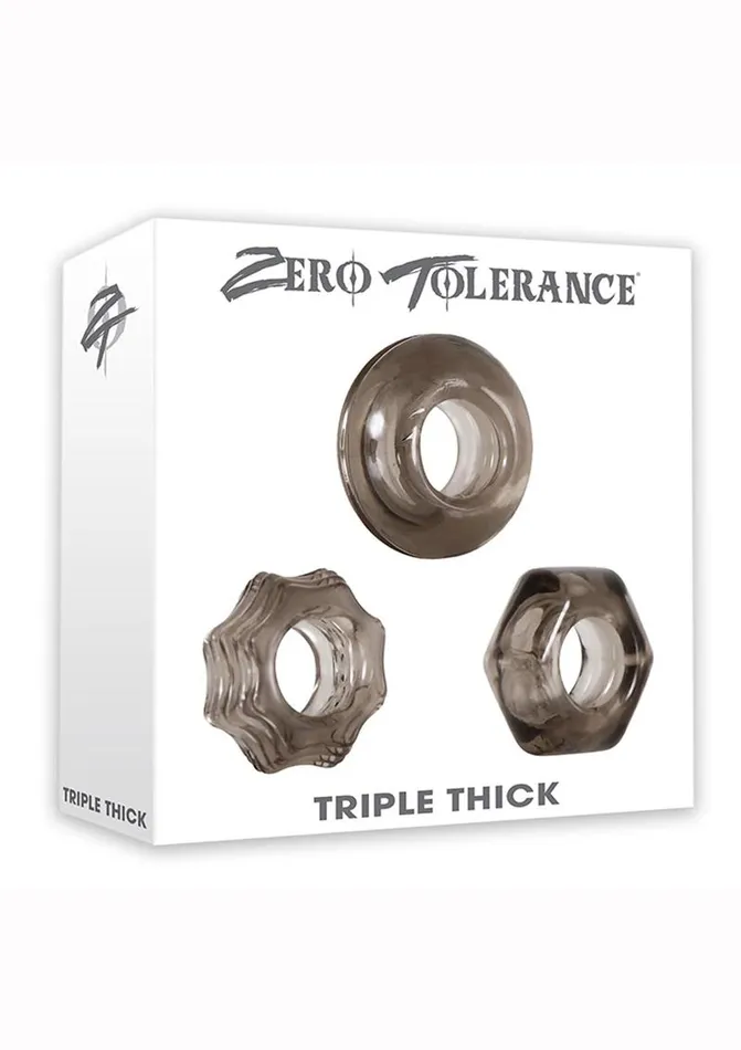 Zero Tolerance Male Sex Toys Zero Tolerance Triple Thick Cock Ring Kit Zero Tolerance Male Sex Toys Zero Tolerance Triple Thick Cock Ring Kit