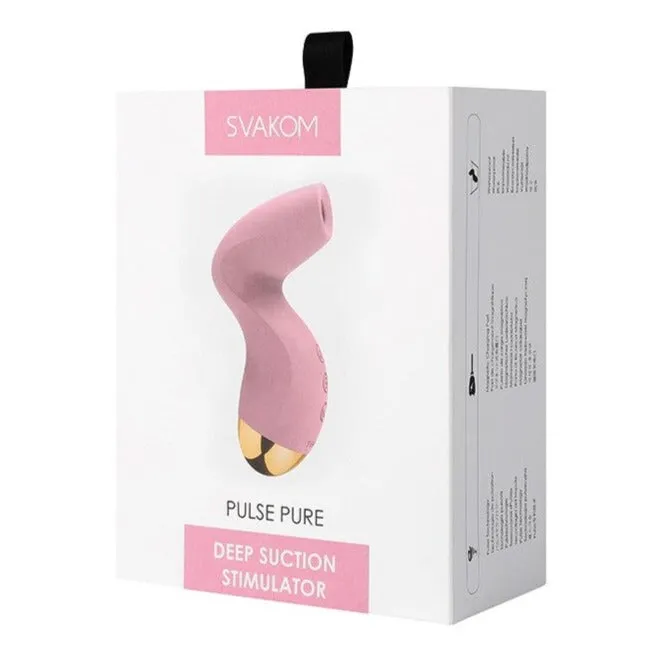 Svakom Female Sex Toys Svakom Pulse Pure Deep Suction Stimulator Svakom Female Sex Toys Svakom Pulse Pure Deep Suction Stimulator