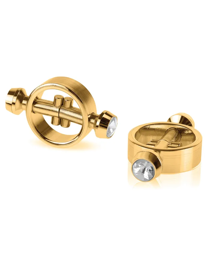 Female Sex Toys Pipedream Products Fetish Fantasy Gold Magnetic Clamps