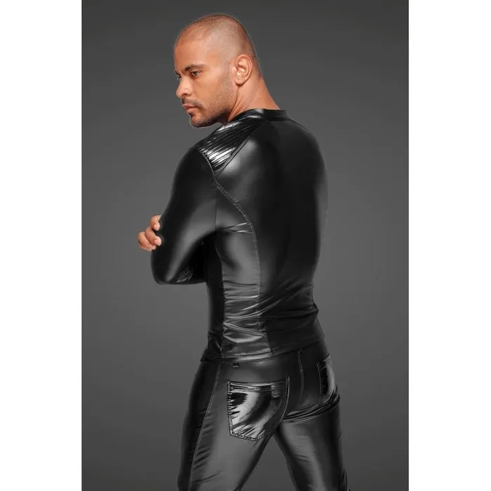 Vibrant Vibes Australia Quality Sex Toys Great Prices Male Sex Toys Power Wetlook Mens Jacket w Pleated PVC Epaulets