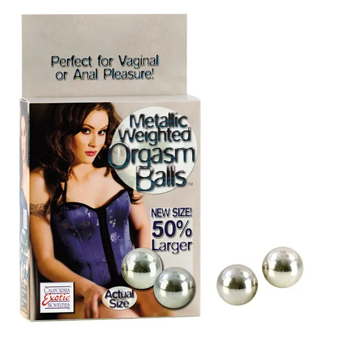 Vibrators California Exotic Novelties Weight Orga SmallBall Metallic