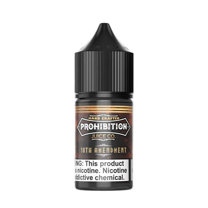 Vibrators PROHIBITION JUICE CO Prohibition Juice Co 18th Amendment 30ml Salt Nic EJuice LAST ONES Vibrators PROHIBITION JUICE CO Prohibition Juice Co 18th Amendment 30ml Salt Nic EJuice LAST ONES