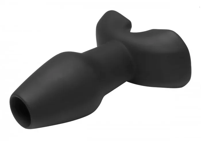 XR Brands Master Series Invasion Hollow Silicone Anal Plug Small Male Sex Toys