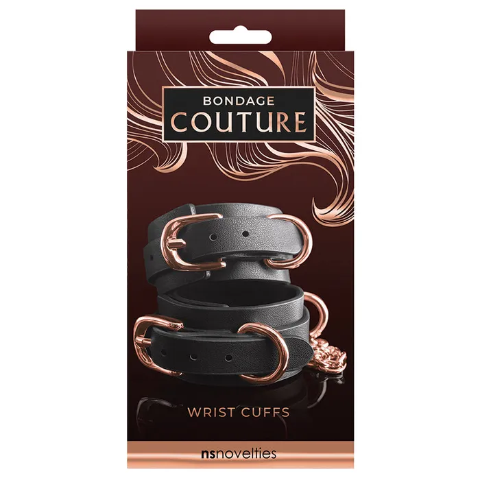 Couples NS Novelties Bondage Couture Rose Gold Wrist Cuffs