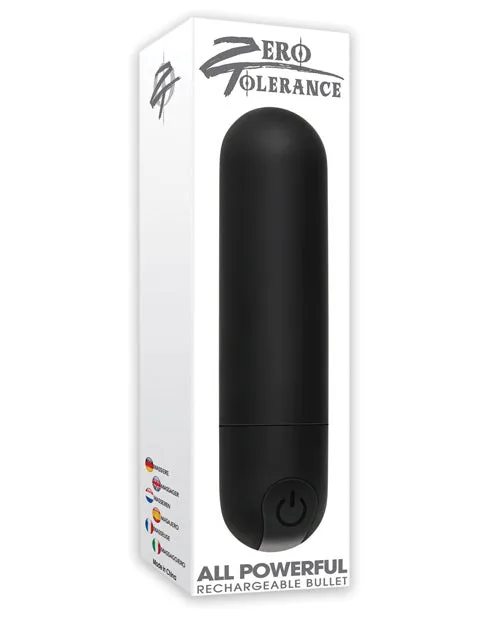 Anal Evolved Zero Tolerance All Powerful Rechargeable Bullet