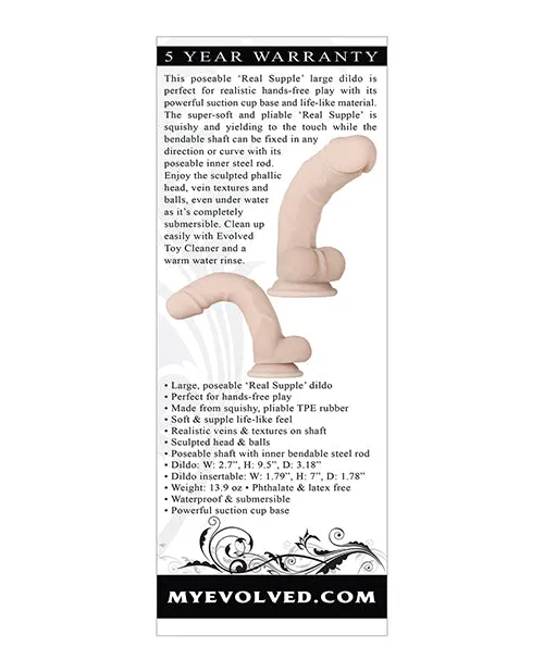 Dildos Evolved Evolved Real Supple Poseable 95