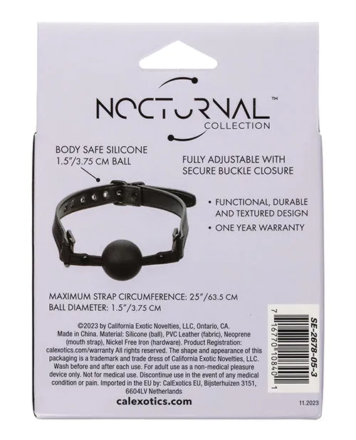 Male Sex Toys CalExotics Nocturnal Collection Silicone Ball Gag