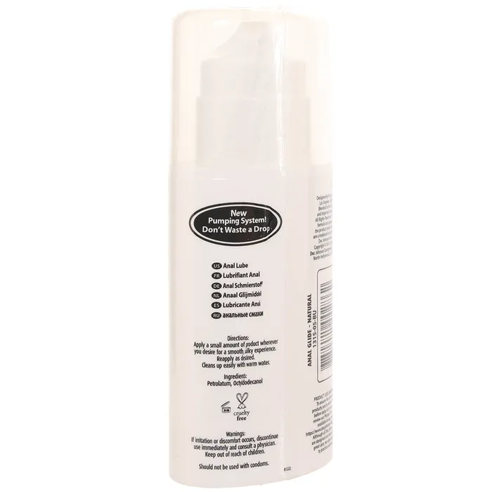 Anal Doc Johnson Anal Glide Natural Oil Based Lube in 34oz96g Anal Doc Johnson Anal Glide Natural Oil Based Lube in 34oz96g