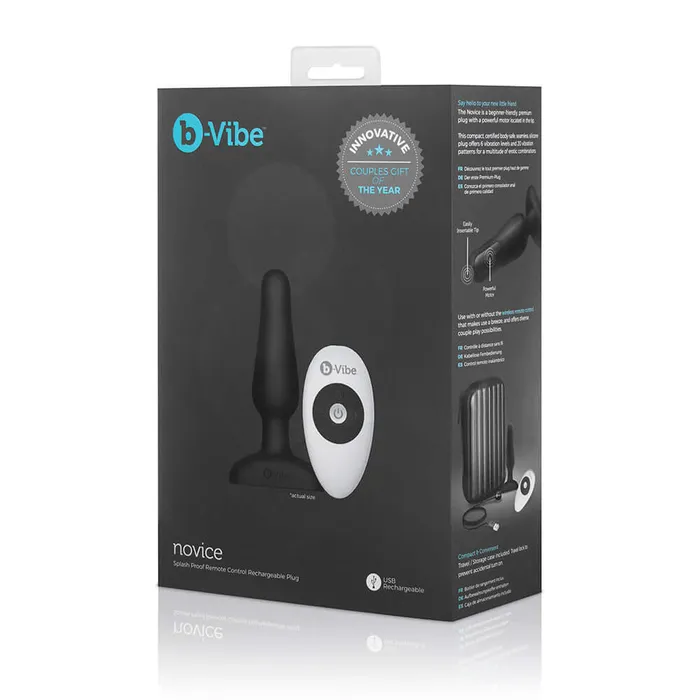 B Vibe Anal NOVICE PLUG BLACKNET