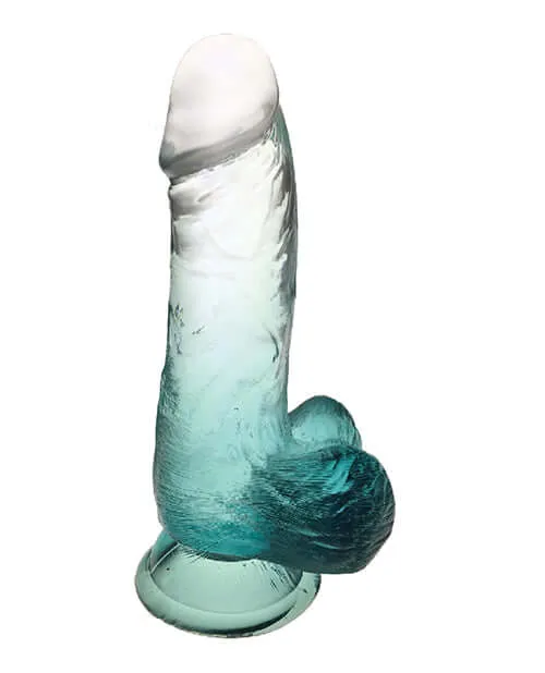 Dildos Icon Brands Shades 6 inches Jelly Gradient Dong Emerald