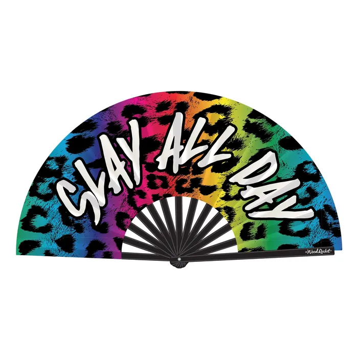 Dildos Wood Rocket Slay All Day Hand Fan Bamboo and Satin Folding Fan Fun Party Accessory Dildos Wood Rocket Slay All Day Hand Fan Bamboo and Satin Folding Fan Fun Party Accessory