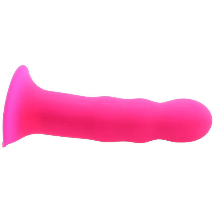 Dildos XR Brands SqueezeIt Wavy Dildo in Pink Dildos XR Brands SqueezeIt Wavy Dildo in Pink