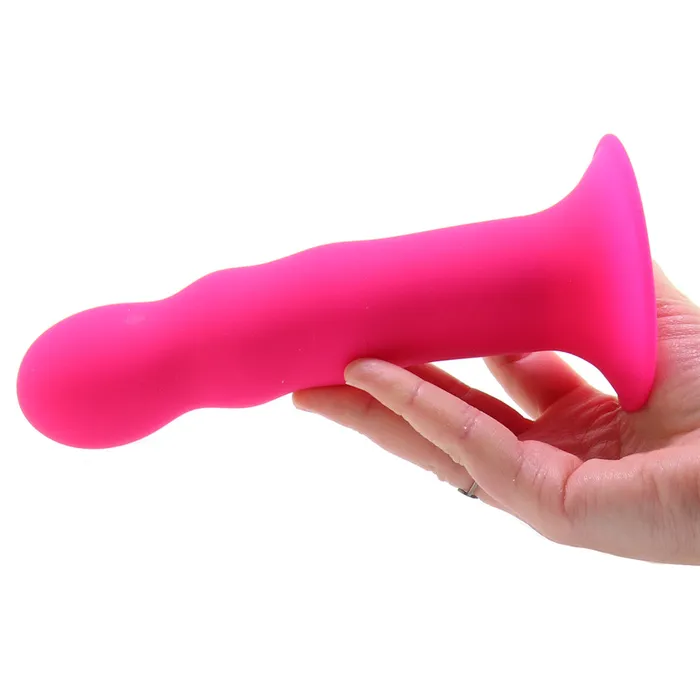 Dildos XR Brands SqueezeIt Wavy Dildo in Pink Dildos XR Brands SqueezeIt Wavy Dildo in Pink