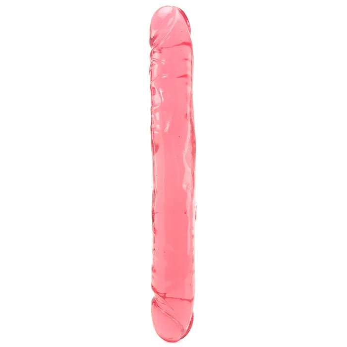 Doc Johnson Dildos Crystal Jellies 12 Inch Double Dong in Pink