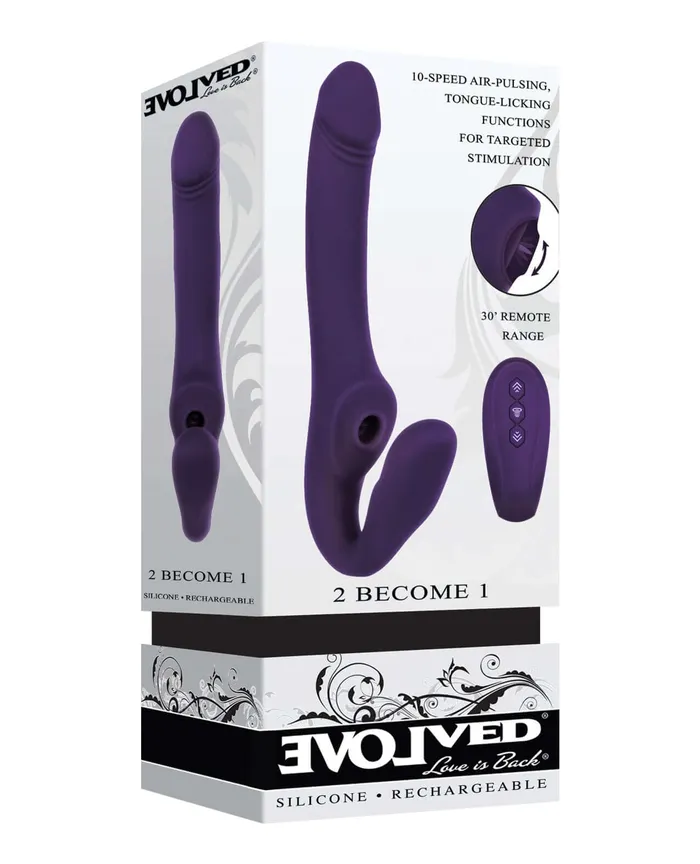 Evolved Novelties Female Sex Toys Evolved 2 Become 1 Strapless StrapOn