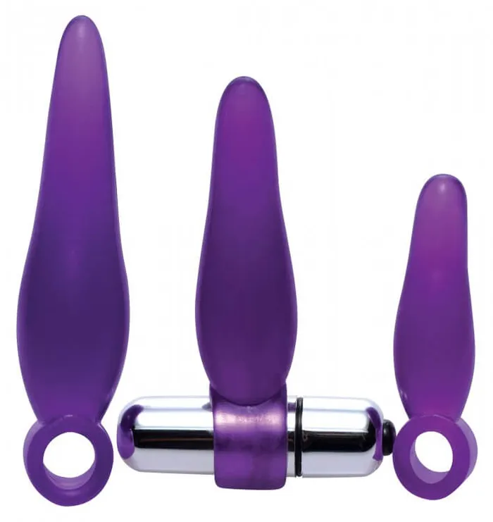 Female Sex Toys Frisky 3 Pieces Vibrating Finger Rimmer Set XR Brands