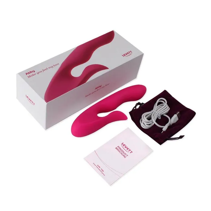 Female Sex Toys Levett Abby Premium Soft Silicone Gspot 3 Motors Massager Levett
