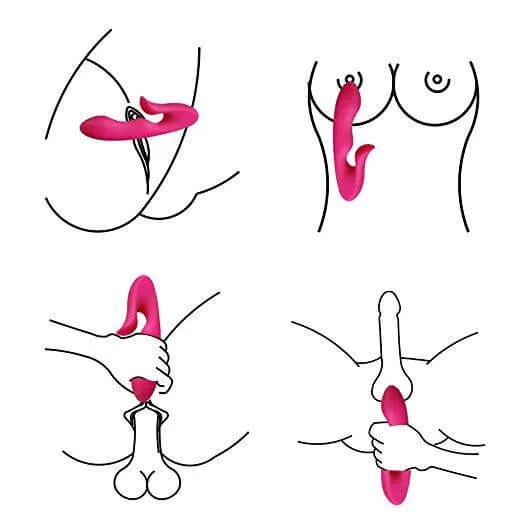 Female Sex Toys Levett Abby Premium Soft Silicone Gspot 3 Motors Massager Levett
