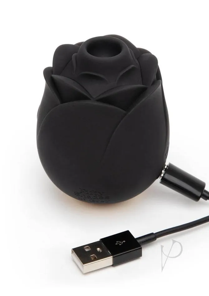 Fifty Shades of Grey Rose Clitoral Suction Stimulator 10 Intense Modes Rechargeable Waterproof Wevibe Vibrators