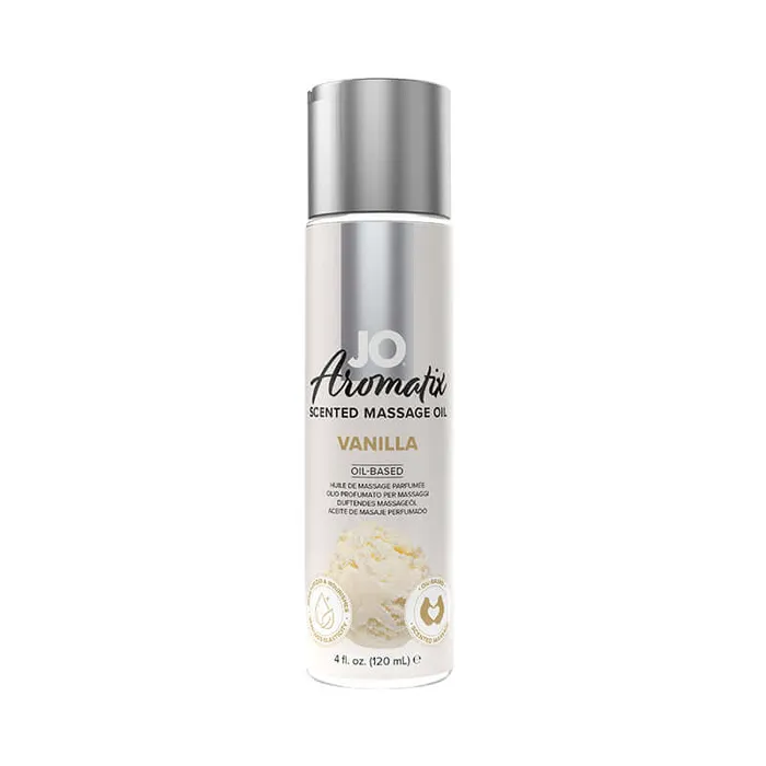 Indulge in Sensual Bliss with JO Aromatix Vanilla Massage Oil 4Oz System JO Couples Indulge in Sensual Bliss with JO Aromatix Vanilla Massage Oil 4Oz System JO Couples