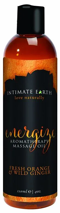 Intimate Earth Couples Intimate Earth Love Naturally with Energizing Aromatherapy Massage Oil Fresh Orange and Wild Ginger 4 Oz Intimate Earth Couples Intimate Earth Love Naturally with Energizing Aromatherapy Massage Oil Fresh Orange and Wild Ginger 4 Oz