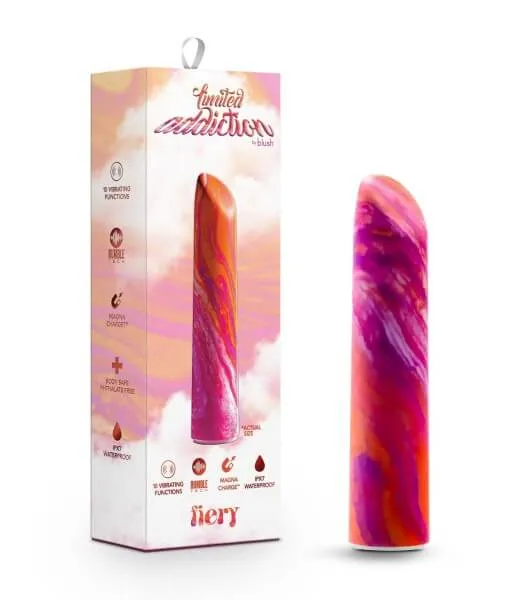 Limited Addiction Fiery Power Vibe Coral Blush Novelties Vibrators