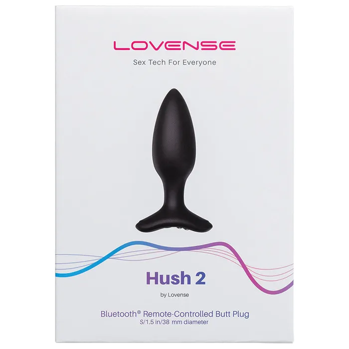 LOVENSE Anal Lovense Hush 2 Remote Control Butt Plug 15 Inch