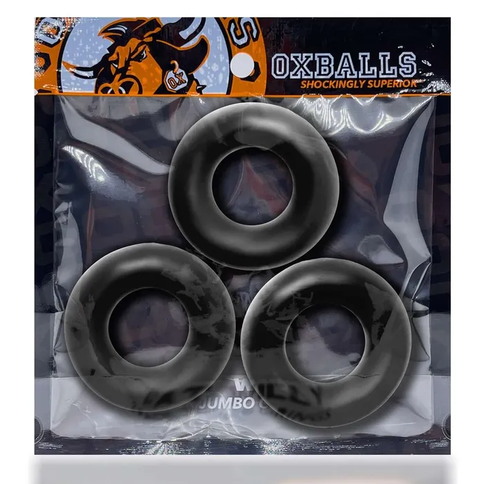 Male Sex Toys OXBALLS Enhance Your Pleasure with Fat Willy 3 Pack Cock Rings Grip Performance and Style in One Set