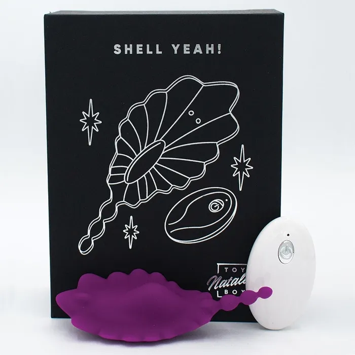 Natalies Toy Box Shell Yeah Remote Controlled Wearable Panty Vibe NATALIES TOY BOX Vibrators