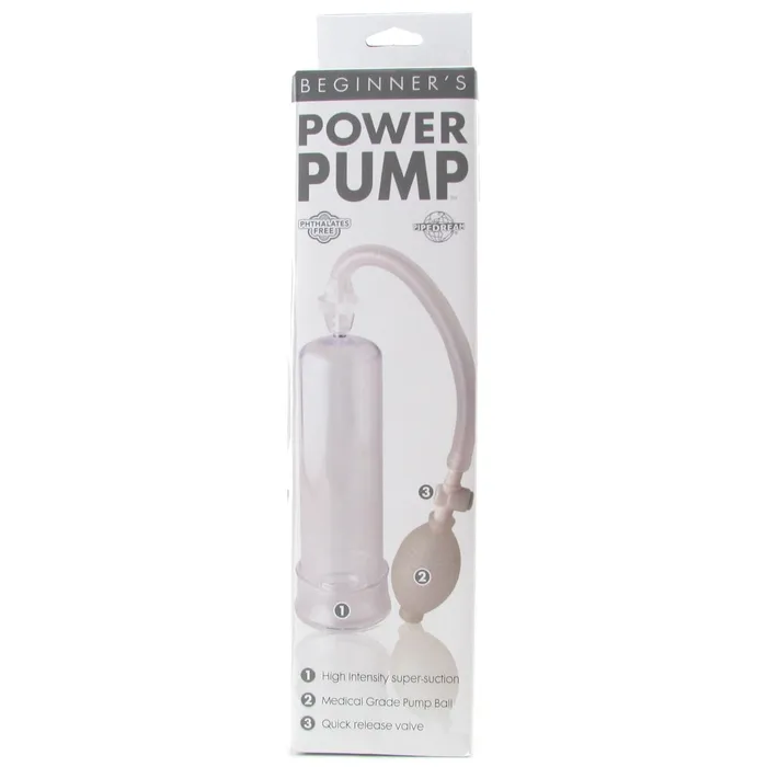 Pipedream Male Sex Toys Beginners Power Pump in Clear Pipedream Male Sex Toys Beginners Power Pump in Clear