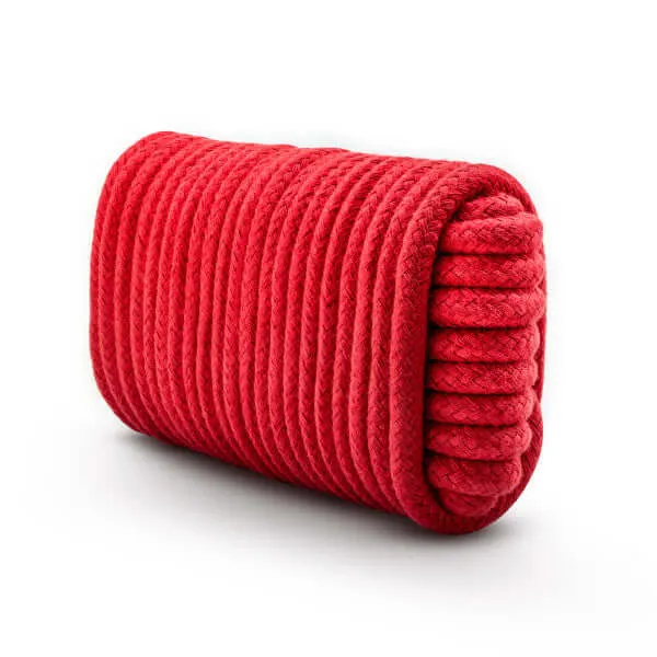 Restraints Blush Novelties Temptasia Bondage Rope 32 Feet Red