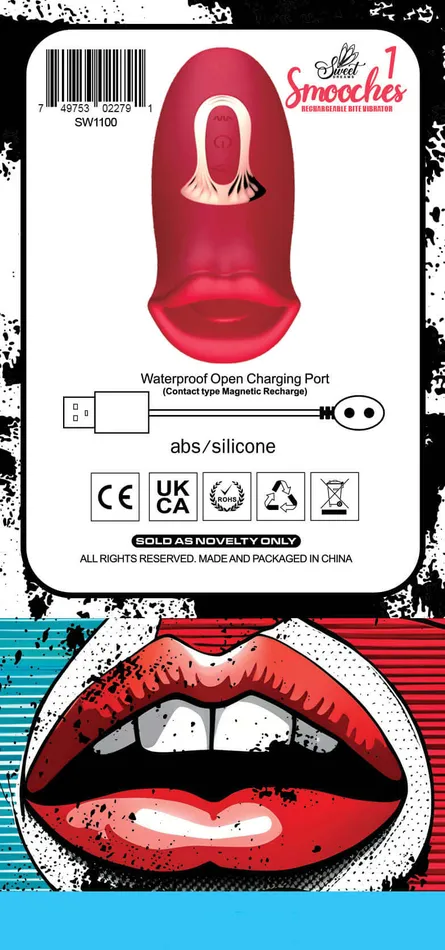 Smooches 1 Clitoral Vibrator Dual Sensations and Kissing Vibrations Sweet Dreams Vibrators
