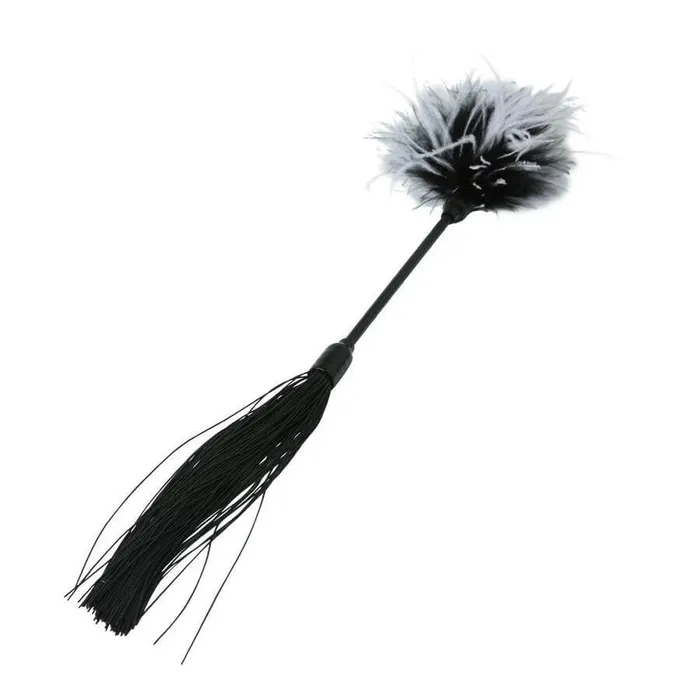 Sport Sheets Anal Sex and Mischief Whipper Tickler DualAction Sensation Play in Black and White