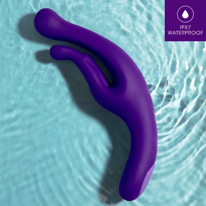 Vibrators Blush Wellness By Blush G Wave Purple GSpot Clitoris UltraSilk Vibrator Made with Puria Silicone
