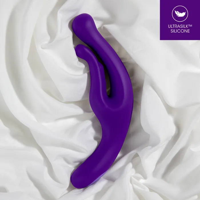 Vibrators Blush Wellness By Blush G Wave Purple GSpot Clitoris UltraSilk Vibrator Made with Puria Silicone