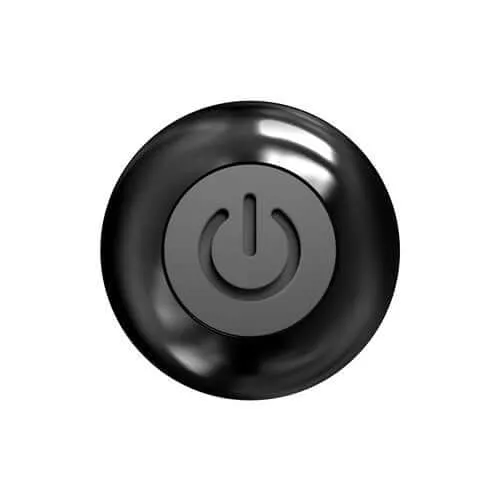 Vibrators Power Bullet Pretty Point 4 inches 10 Function Bullet Vibrator Black BMS Enterprises