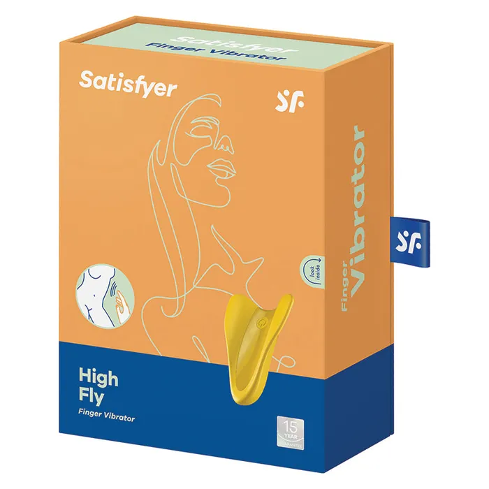Vibrators Satisfyer Satisfyer High Fly Finger VibratorYellow